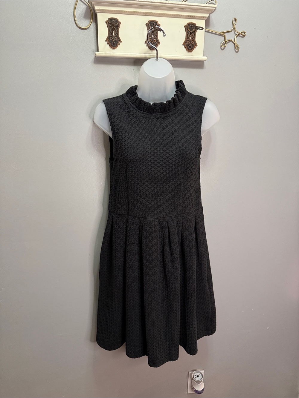Anthropologie X  GANNI Pinnacle Black Dress